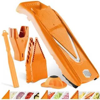 Boerner Pharma Gemüsehobel V5 PowerLine 6-tlg. orange