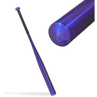 Relaxdays Baseballschläger Aluminium, blau Rutschfest 86 cm, x 5 cm 0,42 kg