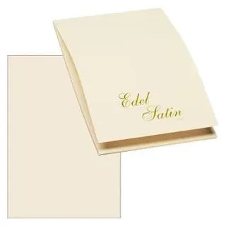 RÖSSLER Edel Satin Block 40/DIN A4, ivory, glatt