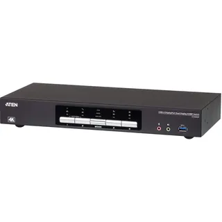 Aten CS1944DP 4-Port USB 3.0 KVM-Switch, 4K DP Schwarz