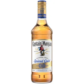 Captain Morgan Spiced Gold 0.0%, Alkoholfrei, 700 ml - Rum Alternative für alkoholfreie Drinks & Cocktails