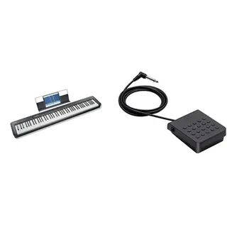 Casio CDP-S110 Black Digital Piano with SP-3 Sustain Pedal