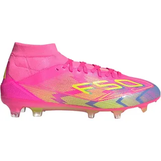 adidas F50 Pro Mid FG Damen lucid pink/lucid lemon/blue fusion 46