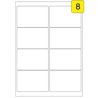 Livepac-Office 80 Etiketten / 10 Blatt DIN A4 / Größe: 99,1x67 / Adressetiketten