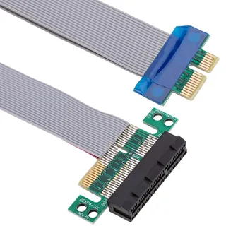 BeMatik - 4X PCIe Verlängerung 19cm Kabel Riser-Karte