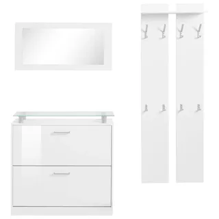 borchardt Möbel Garderobenset Finn Weiß