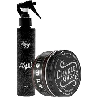 Charlemagne Hairstyle Bundle Sea Salt Spray + Matte Pomade Herren