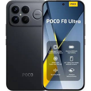Xiaomi POCO F8 Ultra 5G 16 GB RAM 512 GB Black