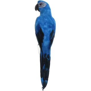Sharplace 45 cm Handgefertigte Papageienfigur mit Federn, Ozeanische Deko für Zuhause und Garten, Vogel-Dekoration