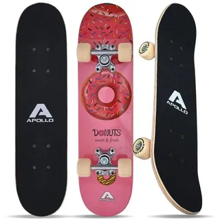 Apollo 61 cm Kinderskateboard - Donut rosa 61 CM