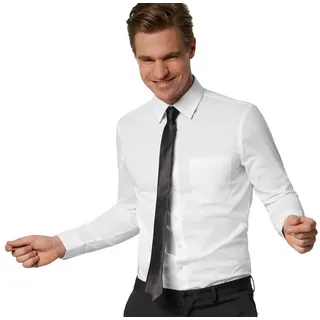 dressforfun tectake Schmale Unisex-Krawatte in Einheitsgröße, schwarz | Gr.: onesize