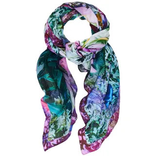 Desigual Tuch Rectangle Foulard Mineral Blue