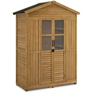 MCombo Gartenschrank 74 x 143 x 200 cm Natur
