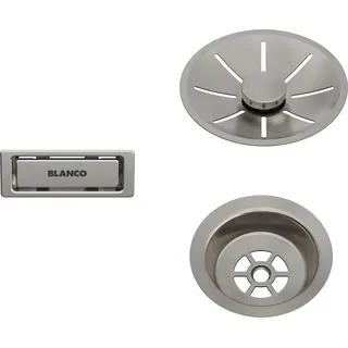 Blanco Ablauf- und Überlaufset 1,4 cm Farbe satin platinum