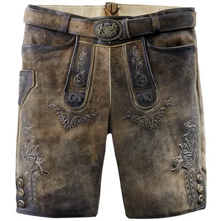 Maddox Lederhose HOPFENSEE in hellbraun | Gr.: 56