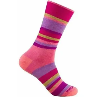 WrightSock Stride Crew Socken Pink  L