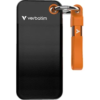Verbatim Pocket SSD 2 TB USB 3.2 Gen2 Schwarz/Orange 32197