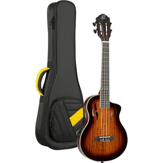 Ortega Tourplayer Series – Inklusive Gig Bag – Akazie/Okoume, Braun (RTPX-U-ACA)