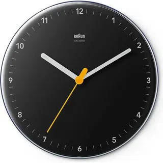 Braun Funk-Wanduhr 23,0 cm BC26B-DCF schwarz