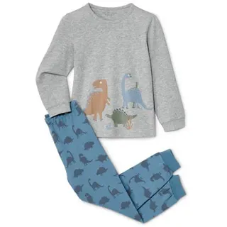 Tchibo - Kinder-Pyjama - Blau - Kinder - Gr.: 110/116 - blau - 110/116