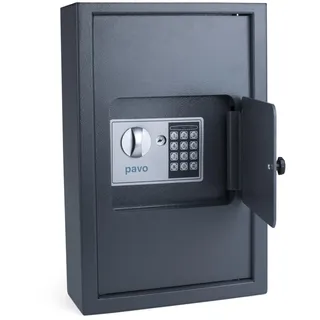 Pavo Schlüsselschrank 50 Haken 8009022 Dunkelgrau
