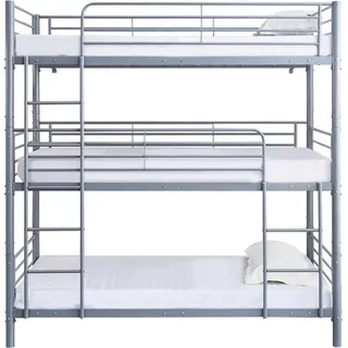 habitat garten Etagenbett, Grau, Metall, 190x90 cm, Kinderzimmer - Jugendzimmer, Kindermöbel, Kinderbetten, Etagenbetten