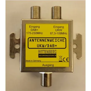 Wittenberg Antennen UKW & DAB+ Antennenweiche UKW, DAB+