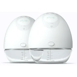 Elvie Pump - Elektrische Doppelpumpe, Weiß