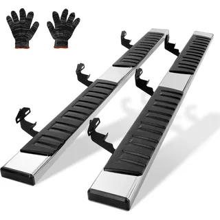 Mophorn Vevor Trittbretter Kompatibel Mit 2009-2018 Dodge Ram 1500/2010-2023 Ram 2500/3500 (einschließlich 2019-2023 Classic) Crew Cab, 201 Edelstahl-seitentrittbretter 227 Kg, 152,4 Mm, 2 Stück