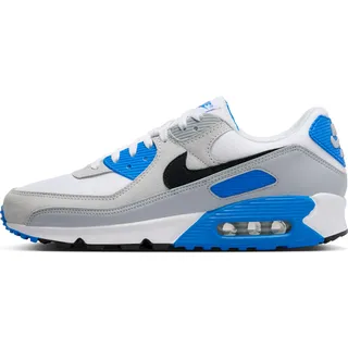 Nike Air Max 90 Herren White/Black/Photo Blue/Pure Platinum 44