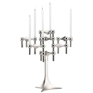 STOFF Nagel Kerzenständer Chrom
