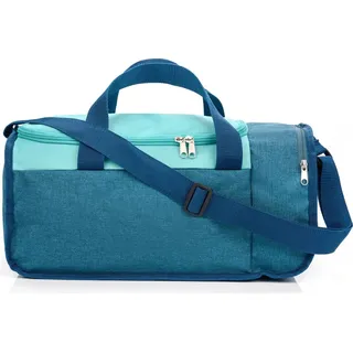 METEOR NEPR 20 L Sporttasche Trainingstasche Reisetasche Tasche Gym Bag blau/hellblau - Hellblau/Blau