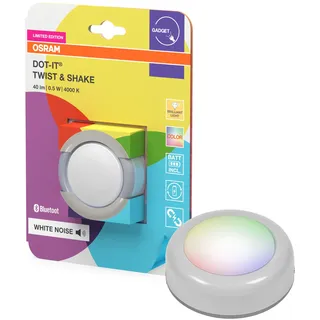 Osram SMART+ DOT IT LED, mit Akku, App-fähig, dimmbar, warmweiß & SHAKE, mobiles Nachtlicht / Kinderlicht RGB