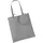 Baumwoll-Tragetasche mit langen Henkeln Pure grey 38 x 42 cm