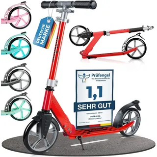 rollkönig Cityroller rot