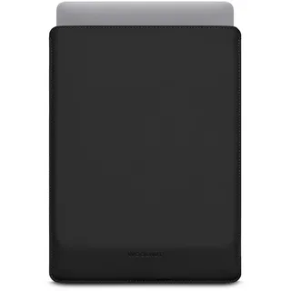 WOOLnut Matte PU Sleeve Case Hülle Tasche für MacBook Pro 14 Zoll - Schwarz
