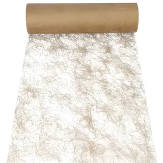 Papstar Tischläufer/Dekoband "Sizoflor" 25 m x 30 cm gold