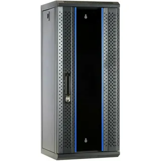 DSIT 15 HE, 10” Serverschrank mit Glastür (BxTxH) 312x310x752mm - Schwarz - , Kompakt
