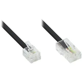 Good Connections DSL Modem Kabel 6m RJ11 zu RJ45 schwarz