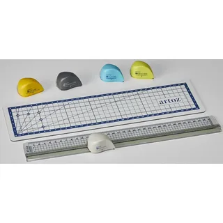 Artoz Schneidelineal 7-teilig 32,0 cm, glasklar