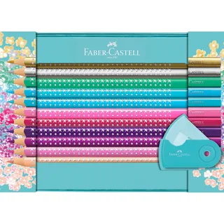 Faber-Castell Sparkle Geschenkset Metalletui Buntstift 20 St.