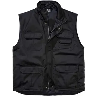 Brandit Textil Brandit Safari Weste schwarz, 5XL