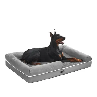 Songmics Hundesofa PGW078G02 120 x 85 cm Hellgrau