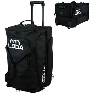 LODA sports Sporttasche - Rucksackfunktion, Schuh-, Wertsachen-, Dusch- & Nassfach, Tasche LODA trolley, 75 Liter Volumen, Trolleyfunktion