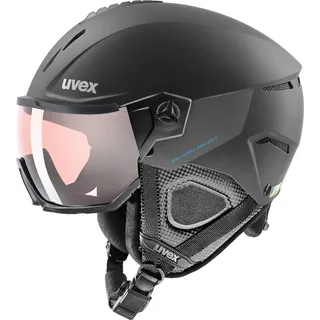 Skihelm schwarz 60-62 cm