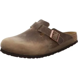 Birkenstock Boston Nubukleder geölt tabacco brown 38