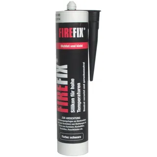 FireFix Dichtstoff Silikon 310 ml hitzebeständig schwarz