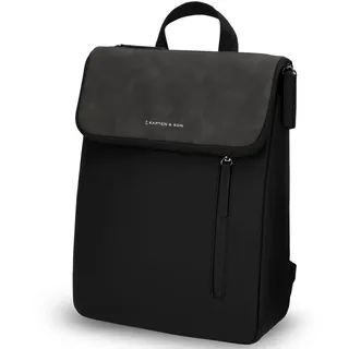 KAPTEN & SON Vallen Rucksack Schwarz