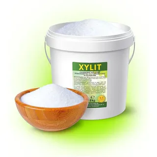 5kg Xylit Birkenzucker | 5kg Eimer Vorteilspack - zahnfreundlich & vegan