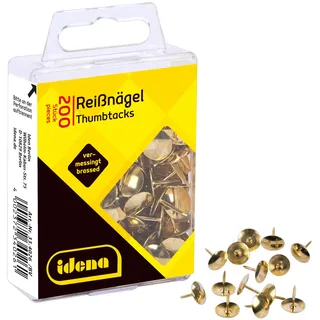 IDENA Reißnägel 200 Stück Hängebox
